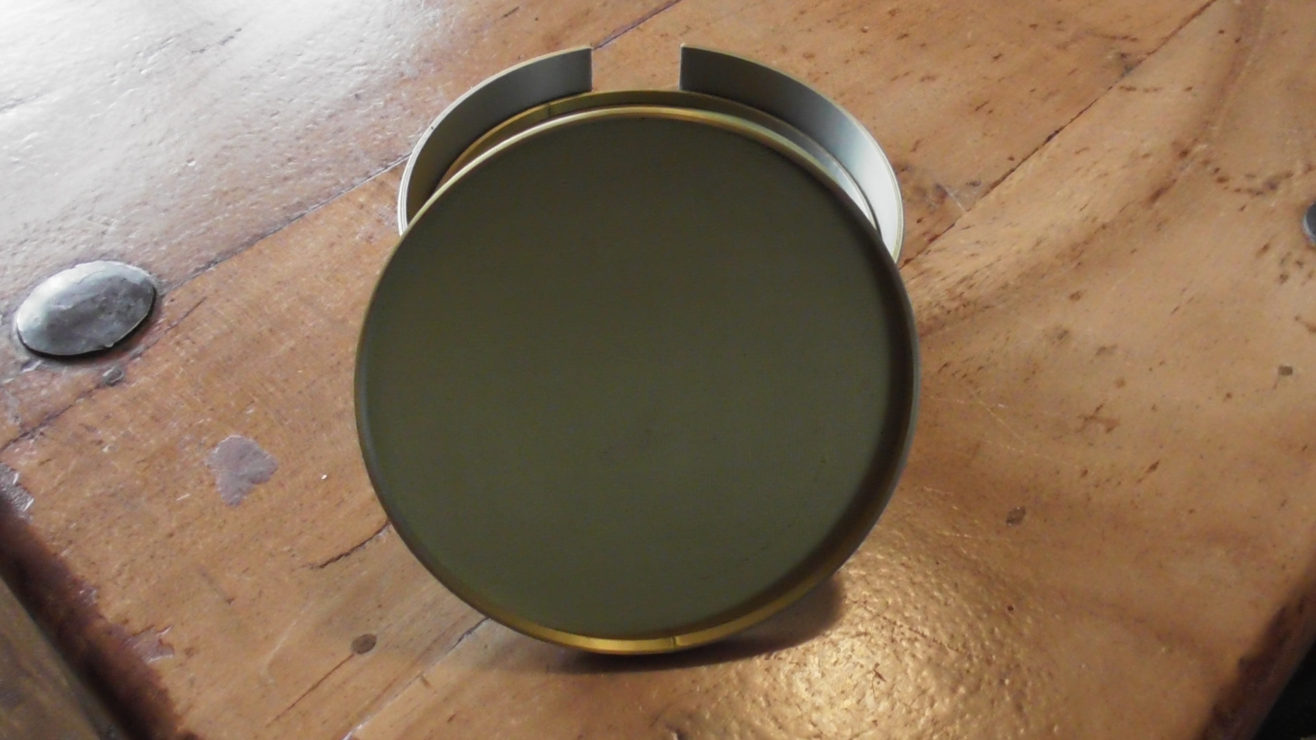 Gold/Silver coaster set