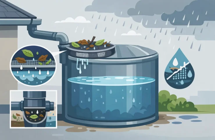 How to Stop Debris in Rainwater Tank