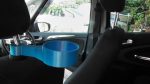 Incar head rest can holder