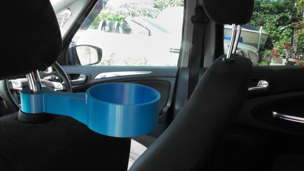 Incar head rest can holder