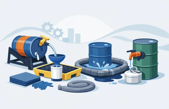 Drum Pouring Accessories That Cut Spills