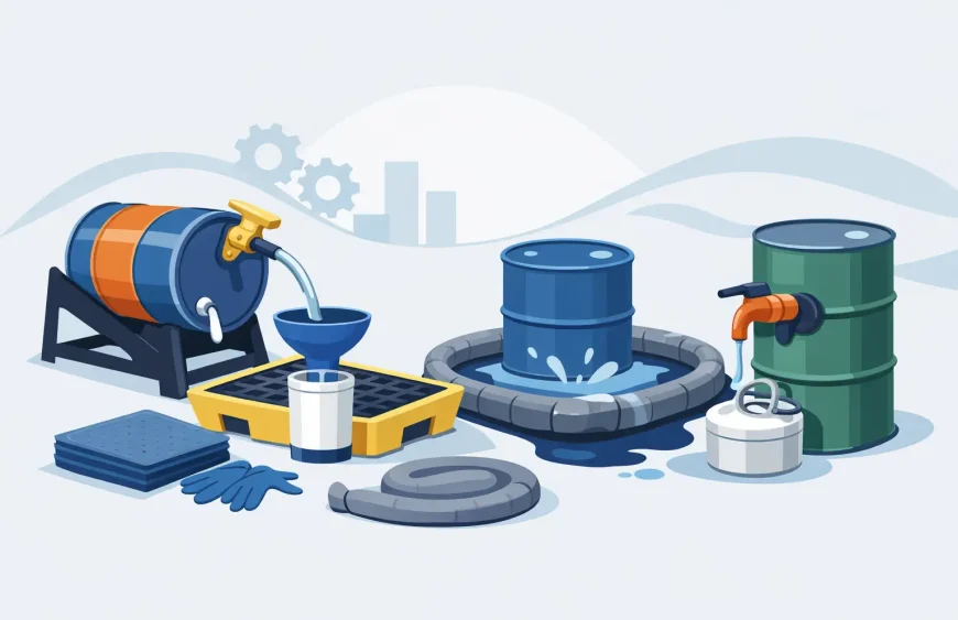 Drum Pouring Accessories That Cut Spills