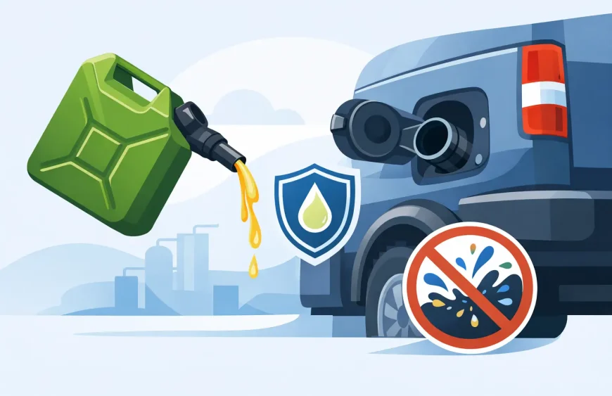 How to Stop Diesel Splashing When You Pour