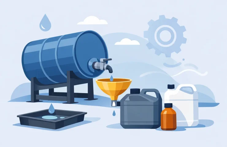 How to Stop Drum Drips When Decanting Liquids